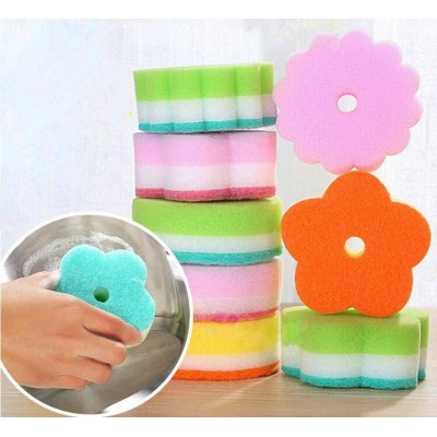 Soft Non-scratch Kitchen Dishwashing Scrub Sponge Non Odor Dish Washing Sponge For Pot Pans